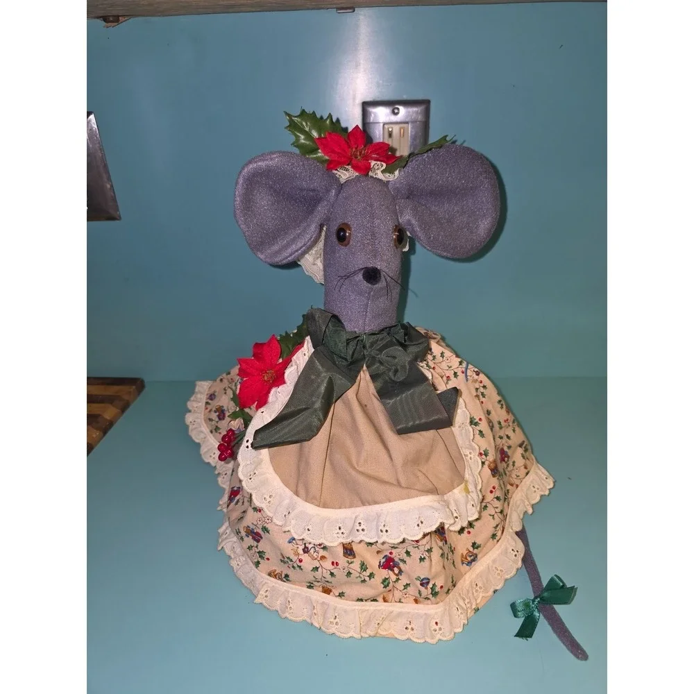 Stuffed Felt Handmade Christmas Mouse